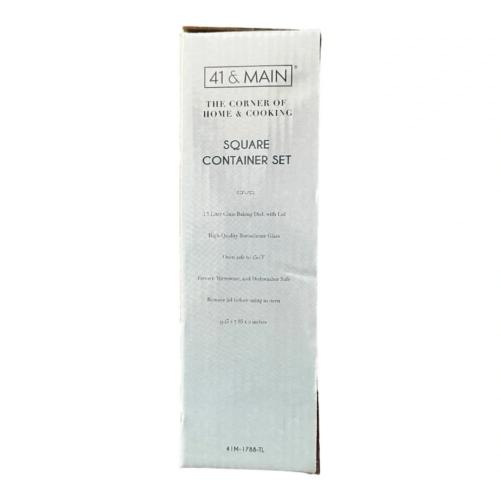 41 & Main Square Container Set NIB‎